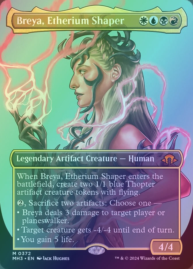 Breya, Etherium Shaper (MH3) (372) / Borderless / Foil