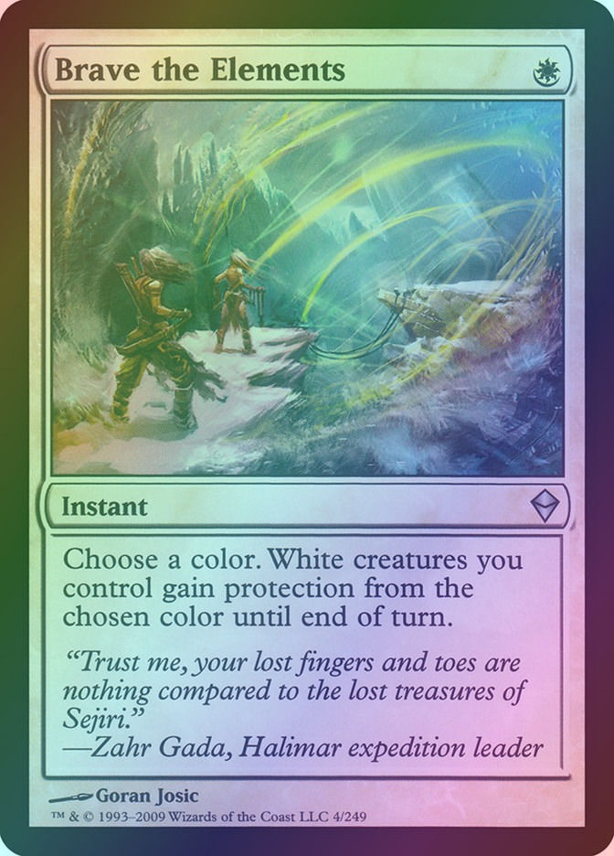 Brave the Elements (ZEN) (4) / Foil