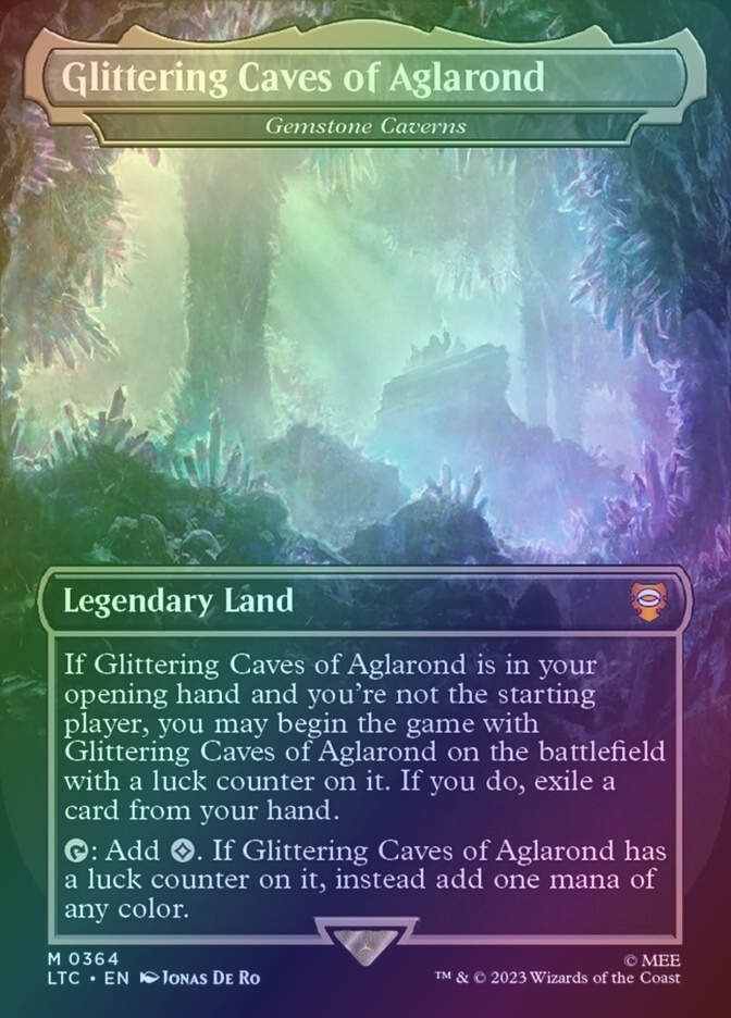 Gemstone Caverns (LTC) (364) / Borderless / Foil