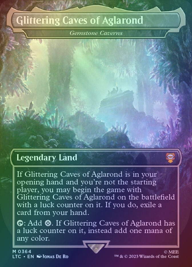 Gemstone Caverns (LTC) (364) / Borderless / Foil