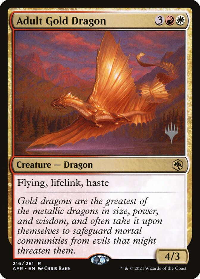 Adult Gold Dragon (PAFR) (216p)