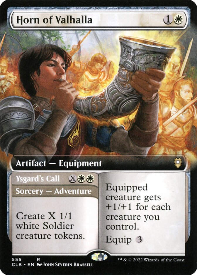 Horn of Valhalla // Ysgard's Call (CLB) (555) / Extended Art