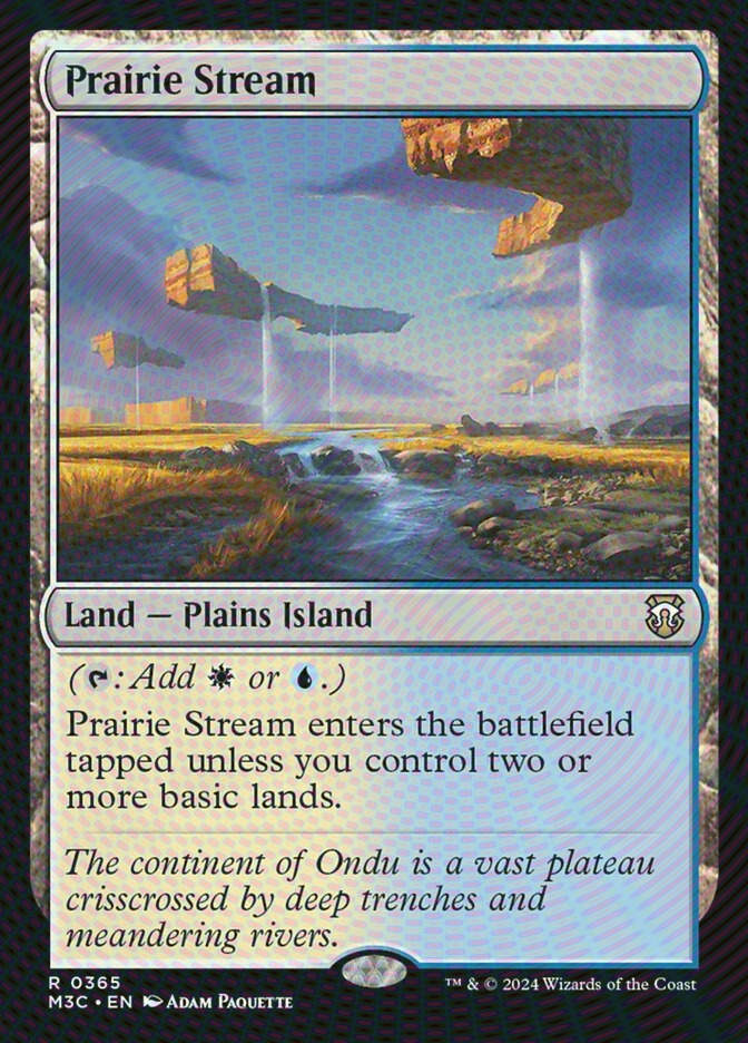 Prairie Stream (M3C) (365) / Ripple Foil