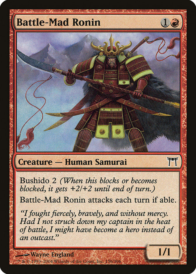 Battle-Mad Ronin (CHK) (156)