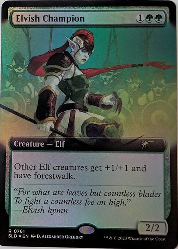 Elvish Champion (SLD) (761) / Foil / Extended Art | MTG Wolf México
