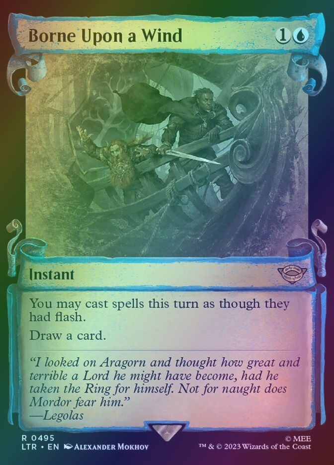 Borne Upon a Wind (LTR) (495) / Showcase / Foil
