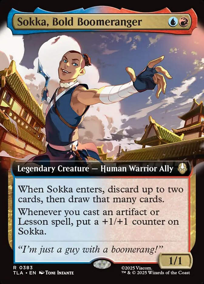 Sokka, Bold Boomeranger (TLA) (383) / Extended Art