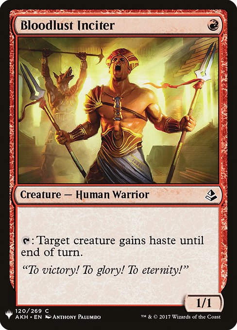 Bloodlust Inciter (PLST) (AKH-120)