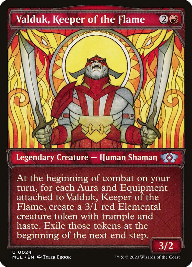 Valduk, Keeper of the Flame (MUL) (24) / Showcase