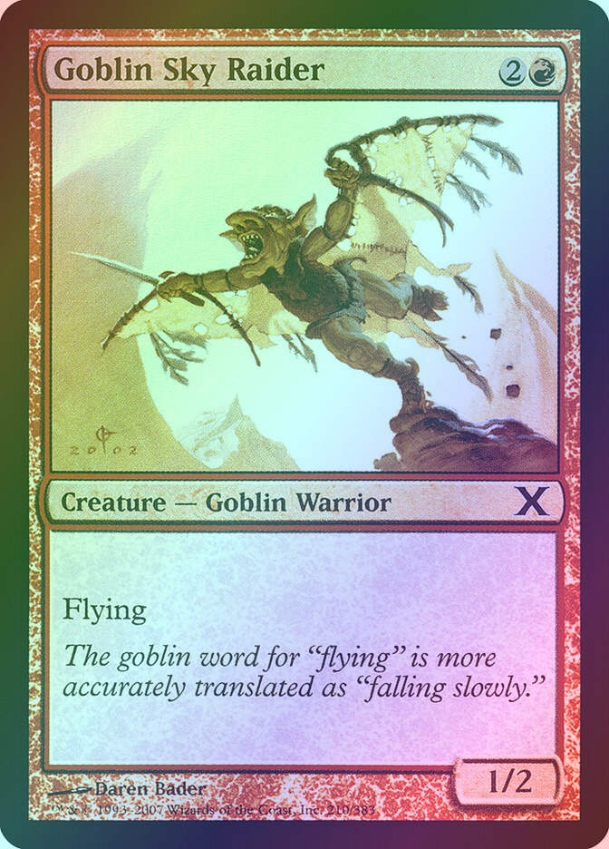Goblin Sky Raider (10E) (210★) / Foil