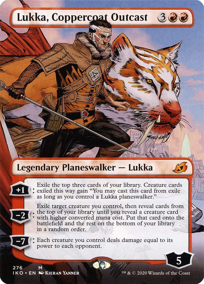 Lukka, Coppercoat Outcast (IKO) (276) / Borderless