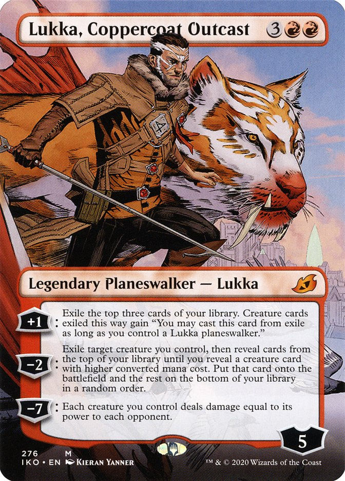 Lukka, Coppercoat Outcast (IKO) (276) / Borderless
