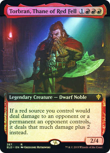 Torbran, Thane of Red Fell (ELD) (367) / Extended Art / Foil