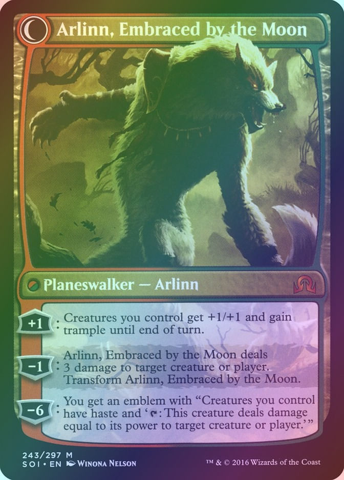 Arlinn Kord // Arlinn, Embraced by the Moon (SOI) (243) / Foil — cara 2 de 2