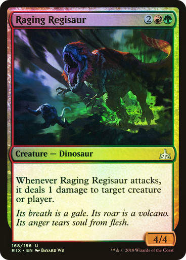 Raging Regisaur (RIX) (168) / Foil