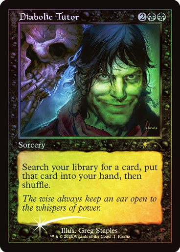 Diabolic Tutor (PW24) (13) / Foil
