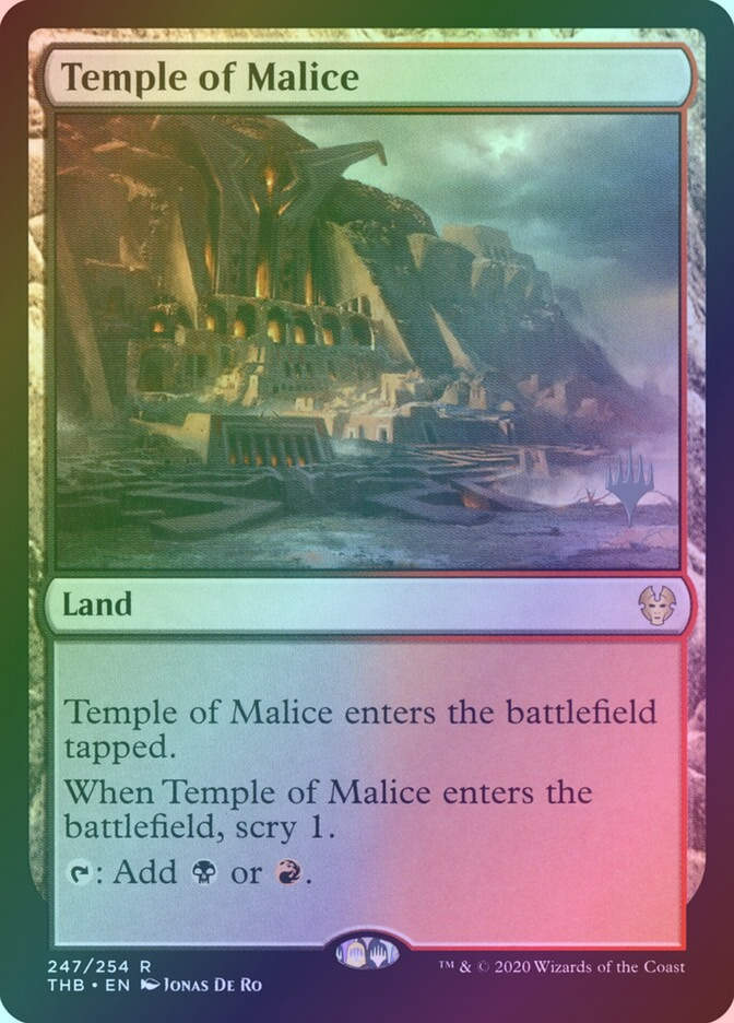 Temple of Malice (PTHB) (247p) / Foil