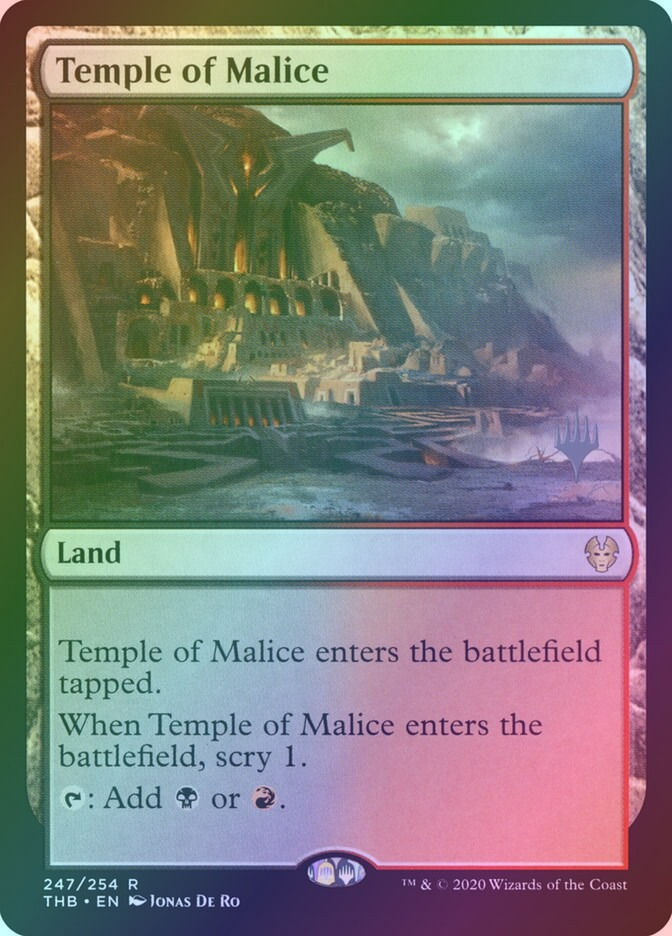 Temple of Malice (PTHB) (247p) / Foil