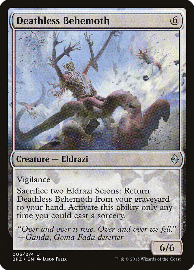 Deathless Behemoth (BFZ) (5)