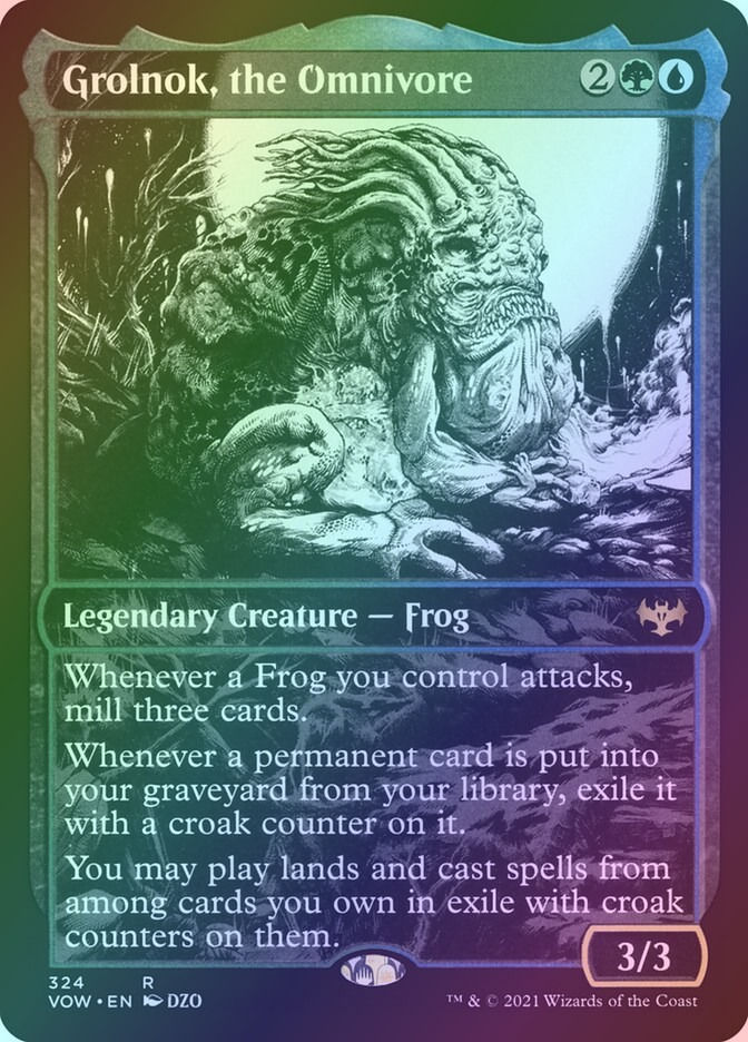 Grolnok, the Omnivore (VOW) (324) / Showcase / Foil
