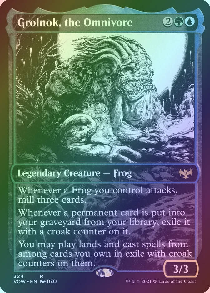 Grolnok, the Omnivore (VOW) (324) / Showcase / Foil
