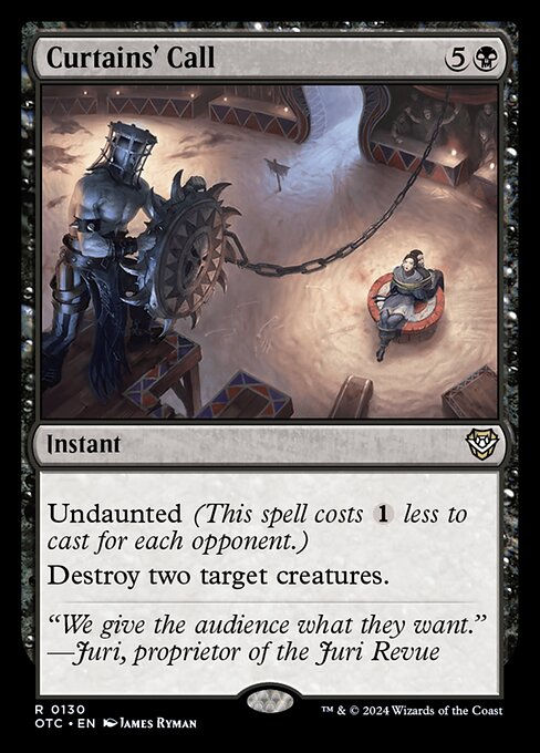 Curtains' Call (otc) (130)