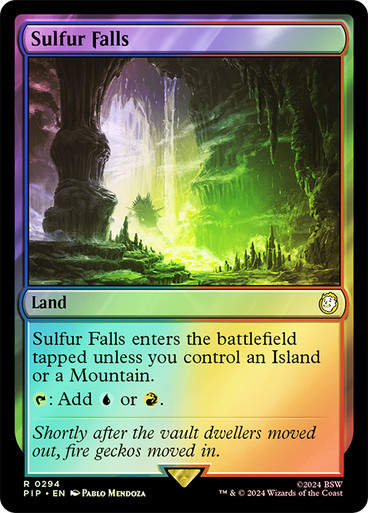 Sulfur Falls (pip) (294) / Foil
