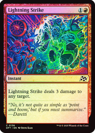 Lightning Strike (DFT) (136) / Foil