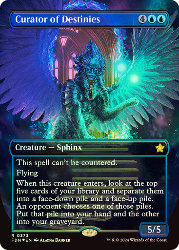 Curator of Destinies (FDN) (373) / Mana Foil / Borderless