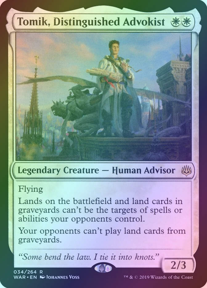 Tomik, Distinguished Advokist (WAR) (34) / Foil