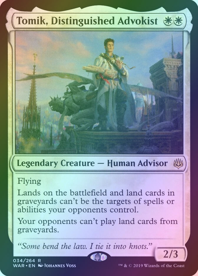 Tomik, Distinguished Advokist (WAR) (34) / Foil