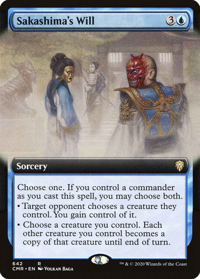 Sakashima's Will (CMR) (642) / Extended Art