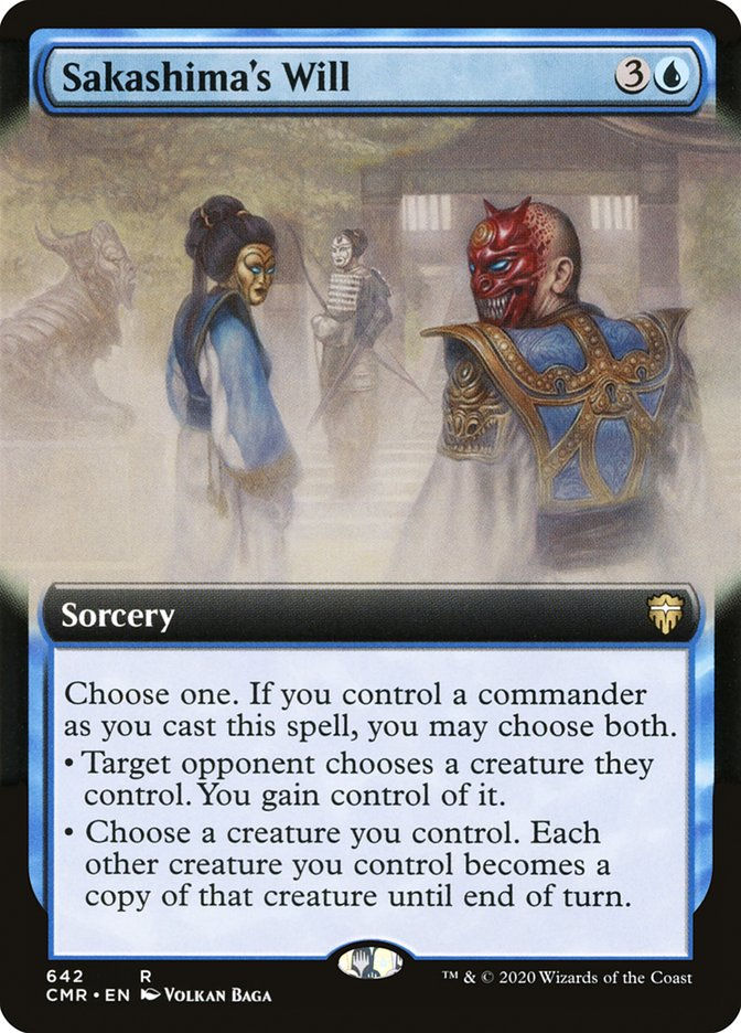 Sakashima's Will (CMR) (642) / Extended Art