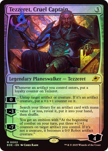 Tezzeret, Cruel Captain (EOE) (2) / Foil