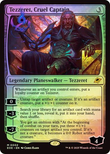 Tezzeret, Cruel Captain (EOE) (2) / Foil