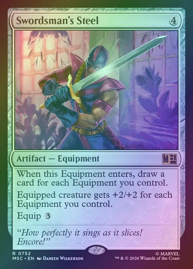 Swordsman's Steel (MSC) (752) / Foil