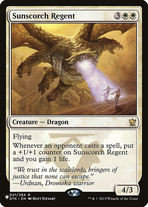Sunscorch Regent (PLST) (DTK-41)