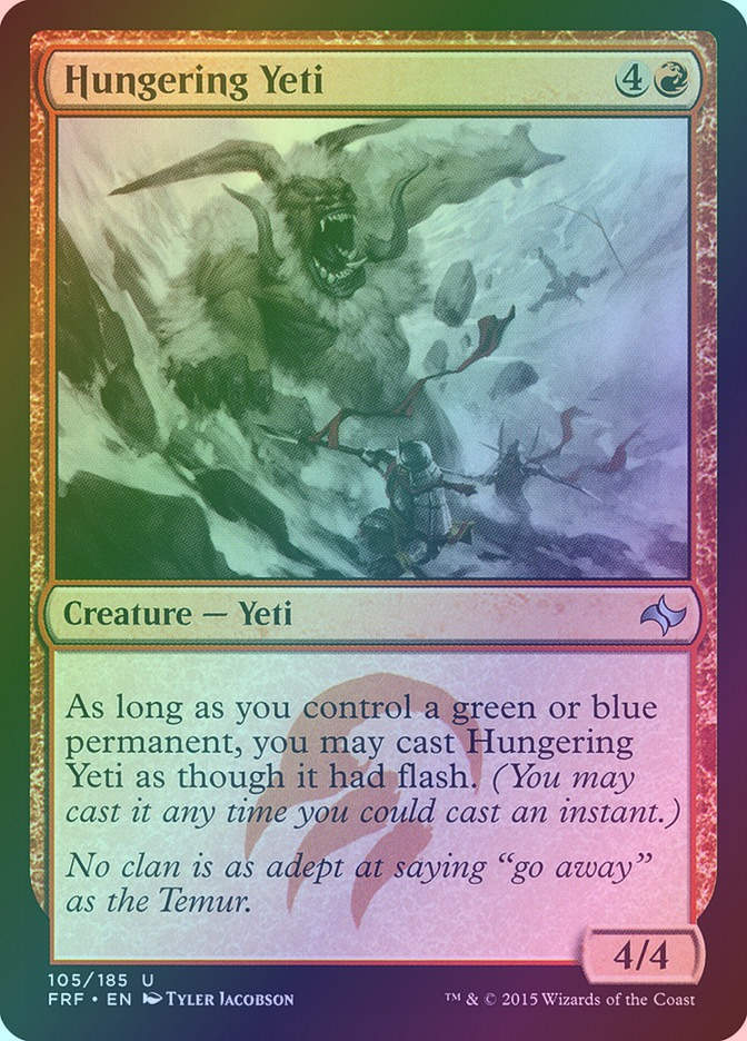Hungering Yeti (FRF) (105) / Foil
