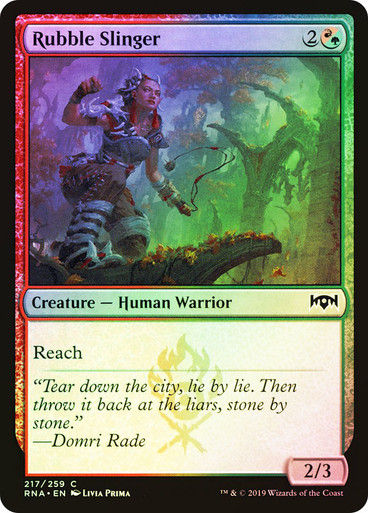 Rubble Slinger (RNA) (217) / Foil