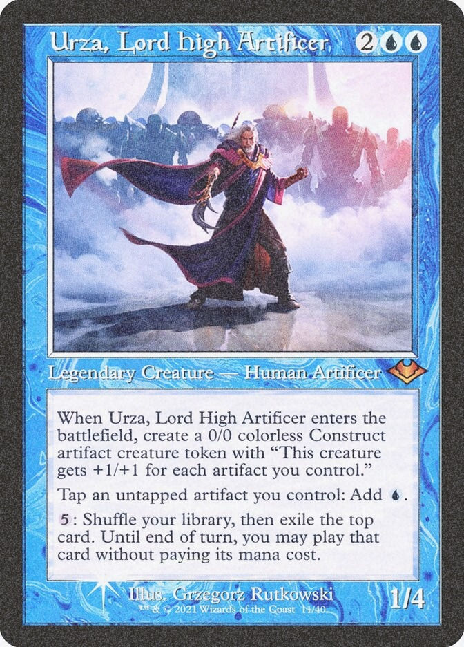 Urza, Lord High Artificer (H1R) (11) / Foil Etched