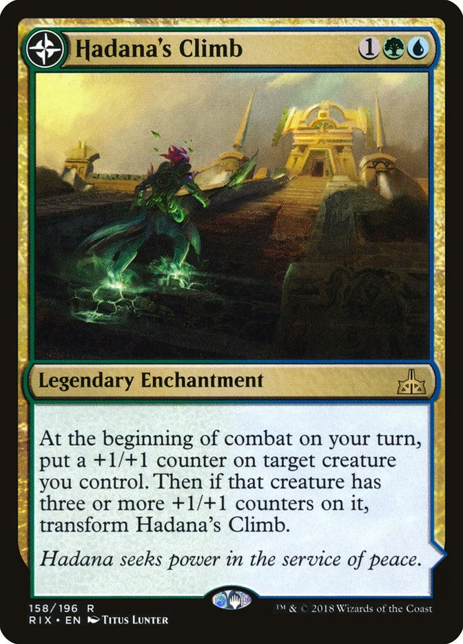 Hadana's Climb // Winged Temple of Orazca (RIX) (158) — cara 1 de 2