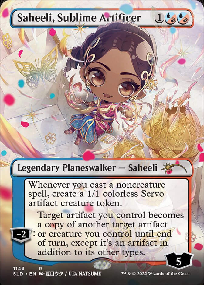 Saheeli, Sublime Artificer (SLD) (1143) / Borderless