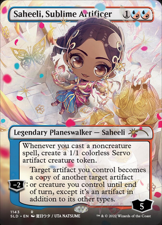 Saheeli, Sublime Artificer (SLD) (1143) / Borderless