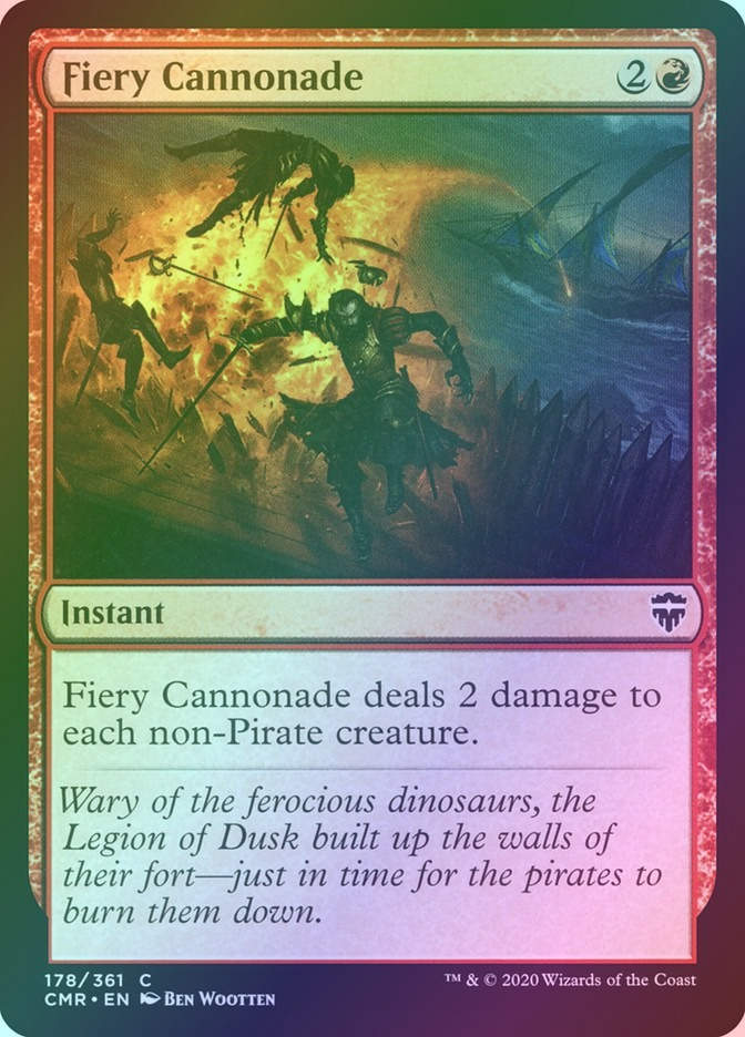 Fiery Cannonade (CMR) (178) / Foil