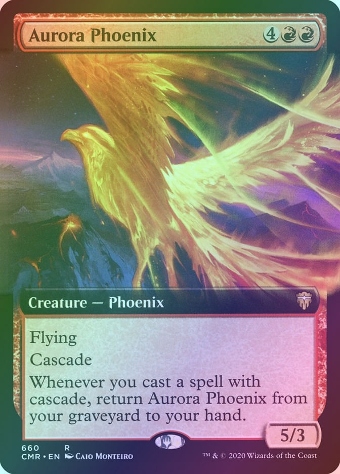 Aurora Phoenix (CMR) (660) / Extended Art / Foil