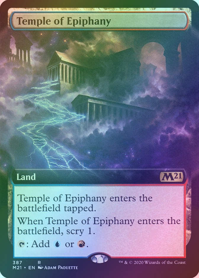 Temple of Epiphany (M21) (387) / Extended Art / Foil