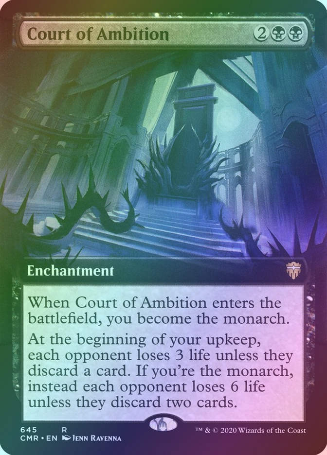 Court of Ambition (CMR) (645) / Extended Art / Foil