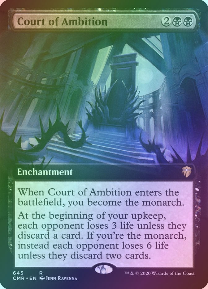 Court of Ambition (CMR) (645) / Extended Art / Foil