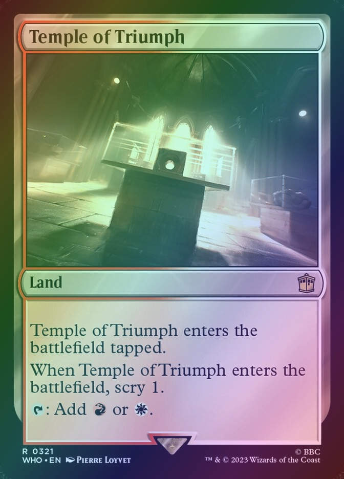Temple of Triumph (WHO) (321) / Foil