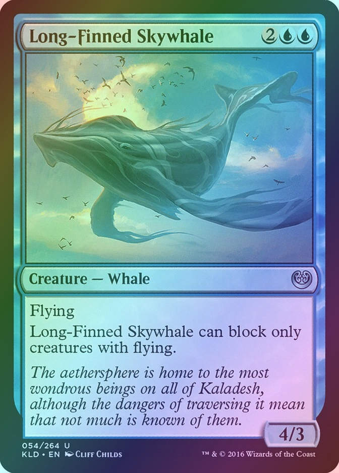 Long-Finned Skywhale (KLD) (54) / Foil